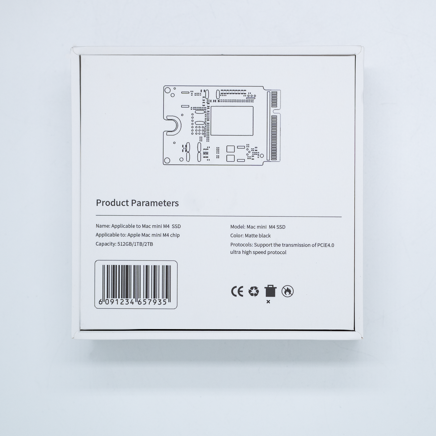 SSD Drive for Mac Mini M4 (10-layers pcb)