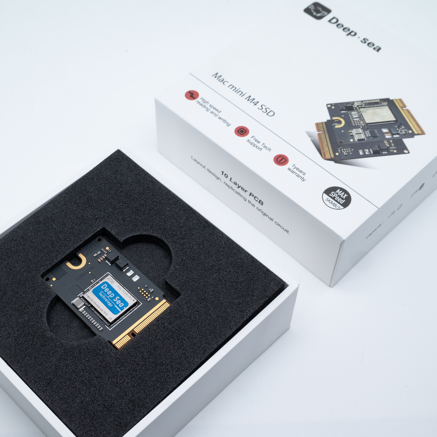 SSD Drive for Mac Mini M4 (10-layers pcb)